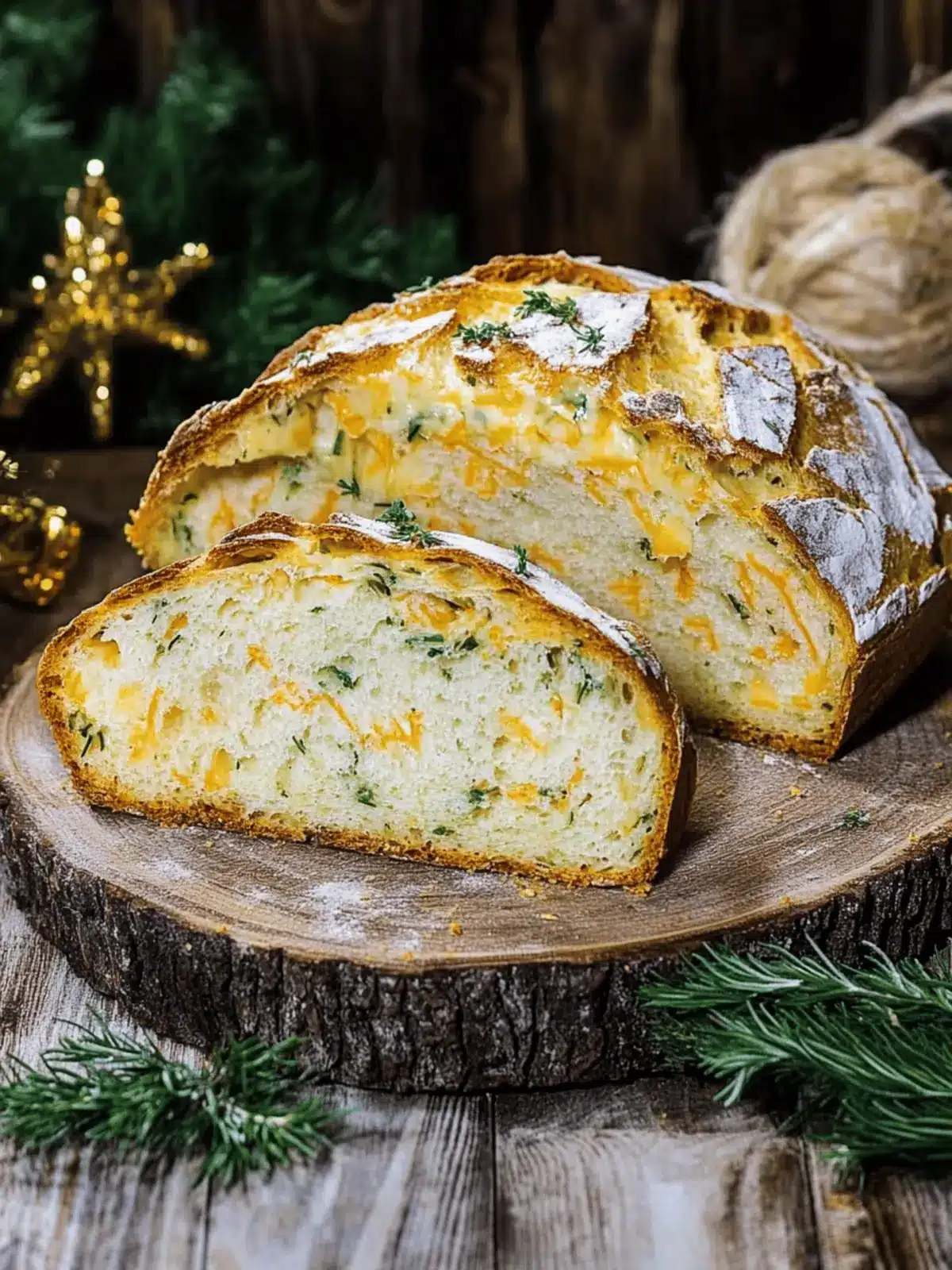Cheddar and Herb Soda Bread