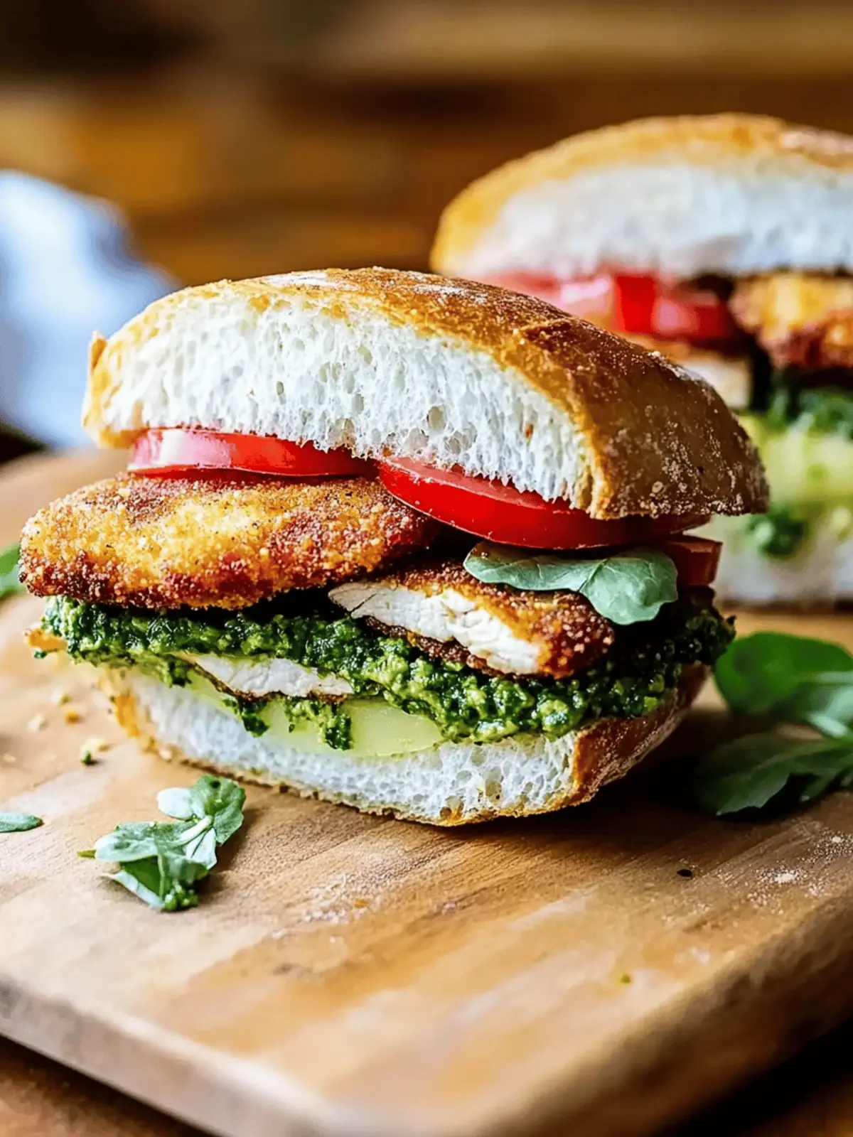Irresistible Chicken Schnitzel Pesto Sandwich You’ll Love 5 Chicken Schnitzel Pesto Sandwich