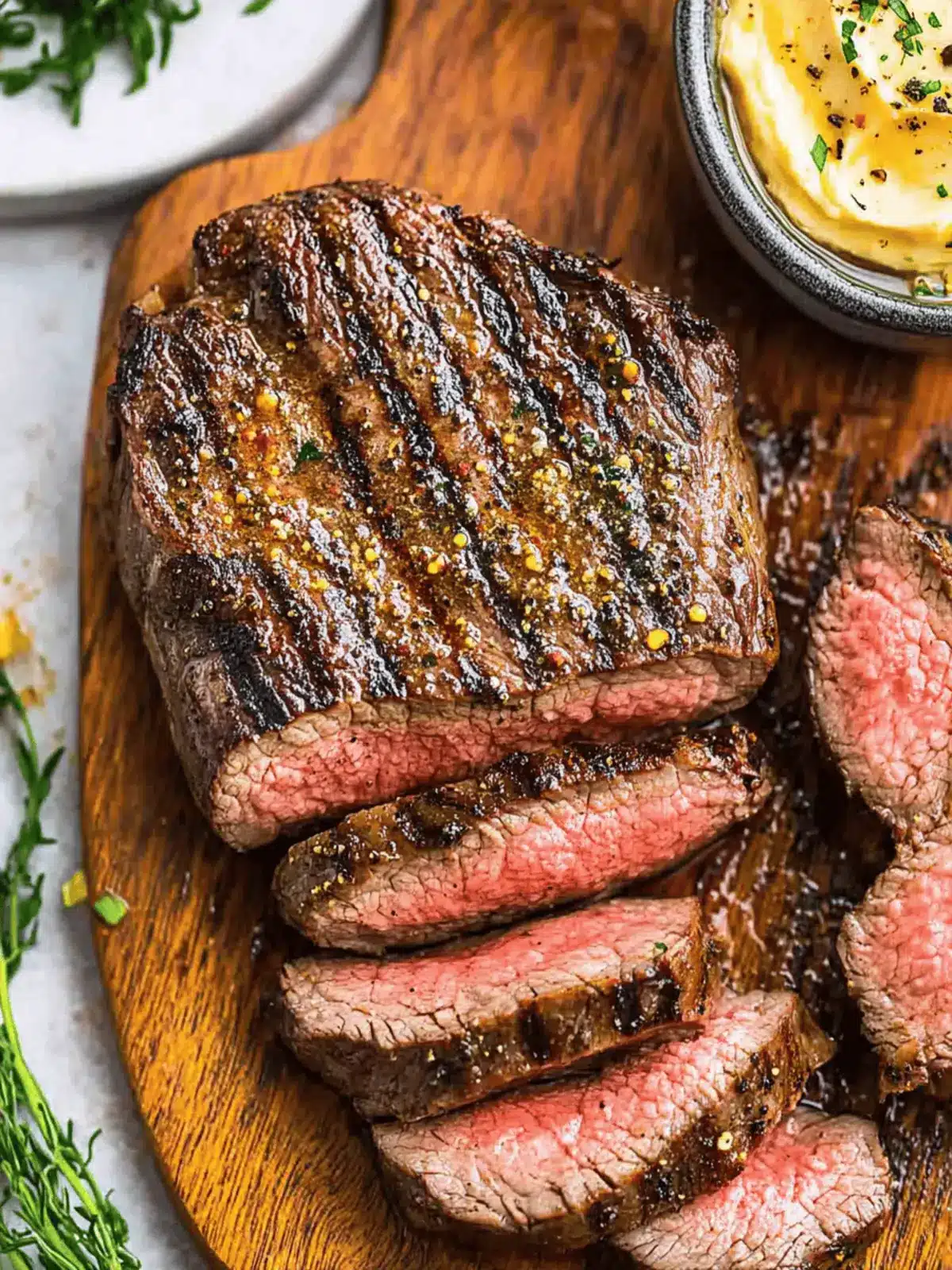 Savor Grilled Top Sirloin Steak with Cajun Butter Bliss 2 Grilled Top Sirloin Steak with Cajun Butter