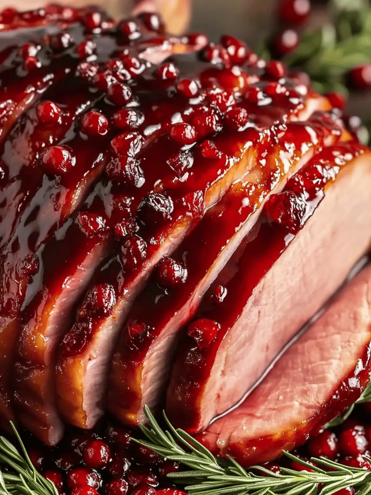 Cranberry Glazed Ham