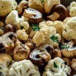 Garlic Cauliflower Mushroom