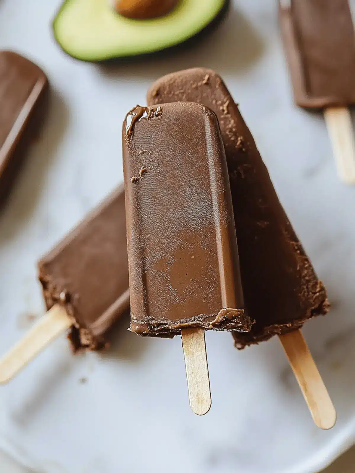 Delicious Chocolate Avocado Fudgesicles for Guilt-Free Indulgence 3 Chocolate Avocado Fudgesicles