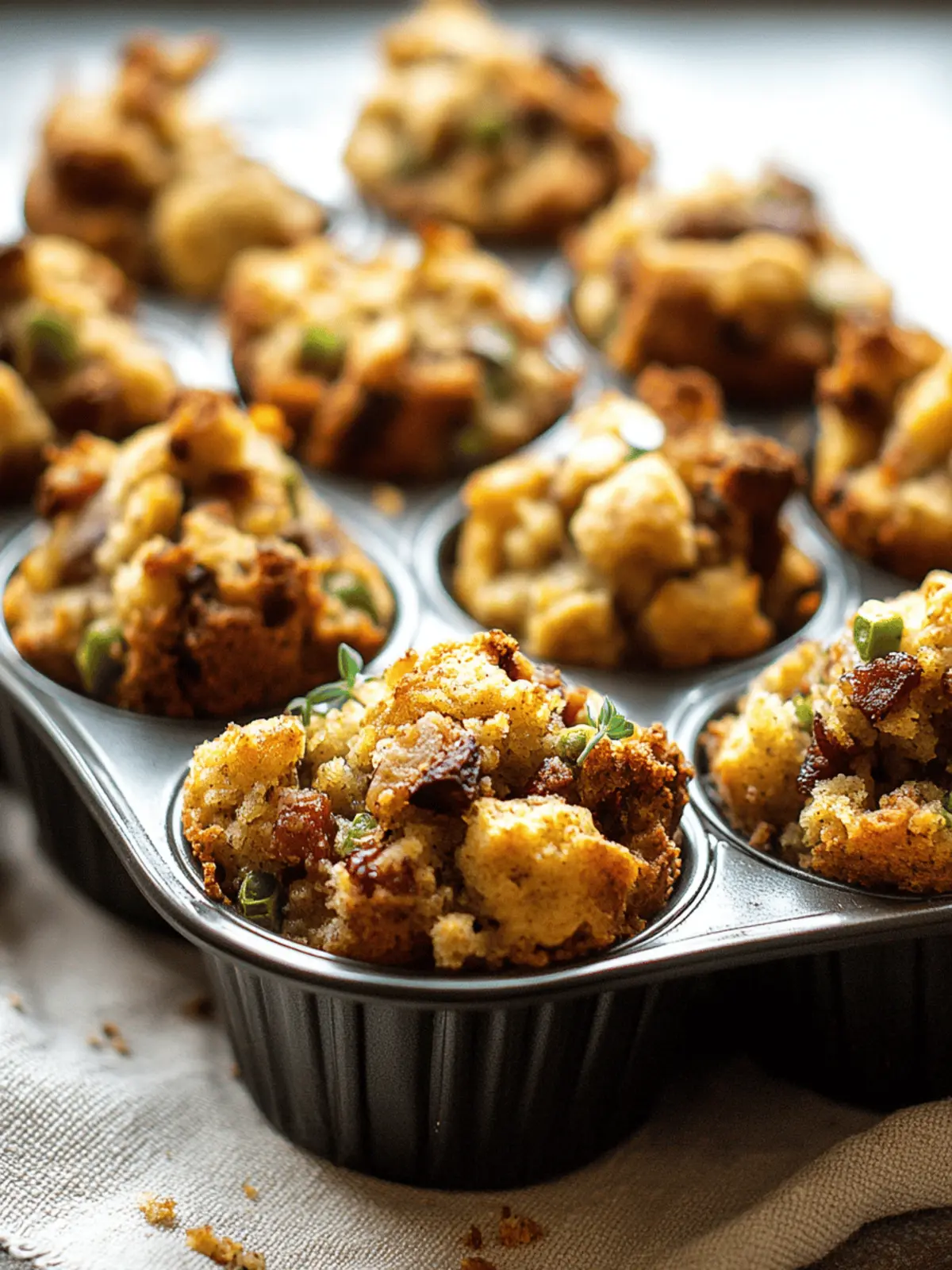 Thanksgiving Stuffing Muffins to Wow Your Guests This Year 3 Thanksgiving Stuffing Muffins
