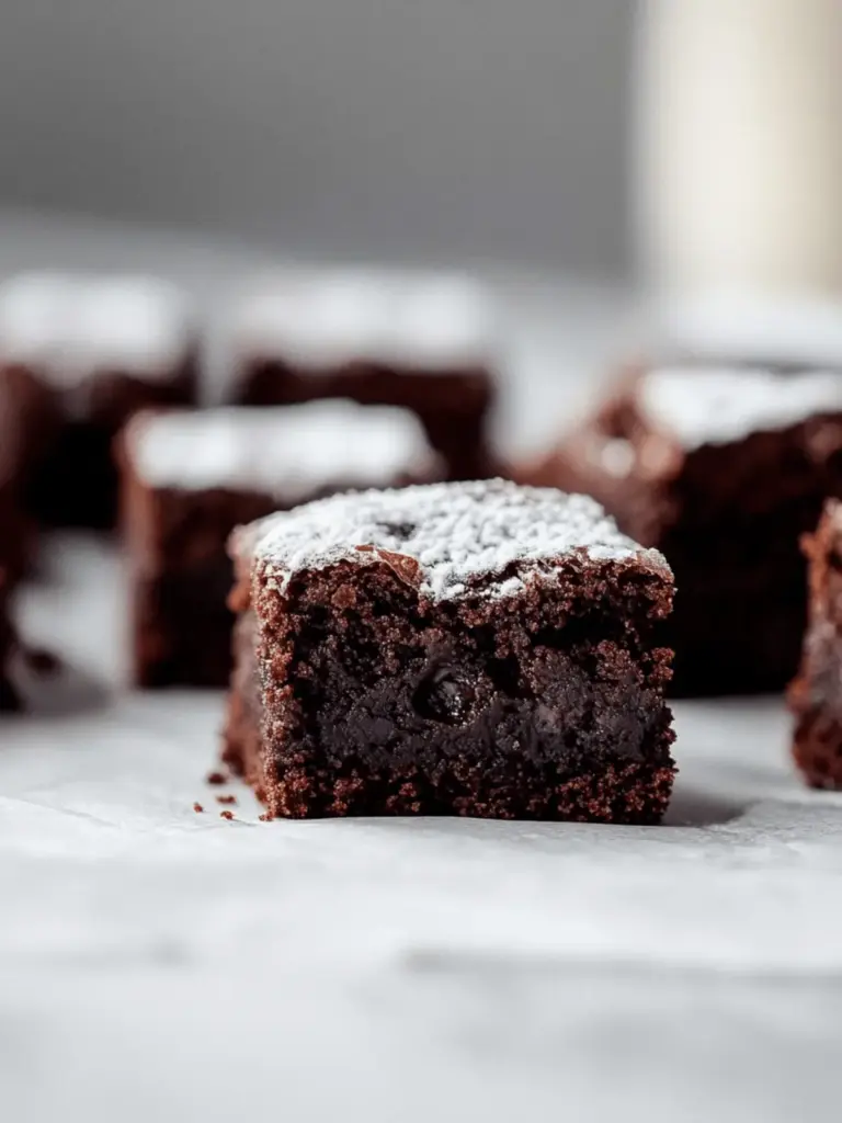 Luscious Dark Chocolate Brownies