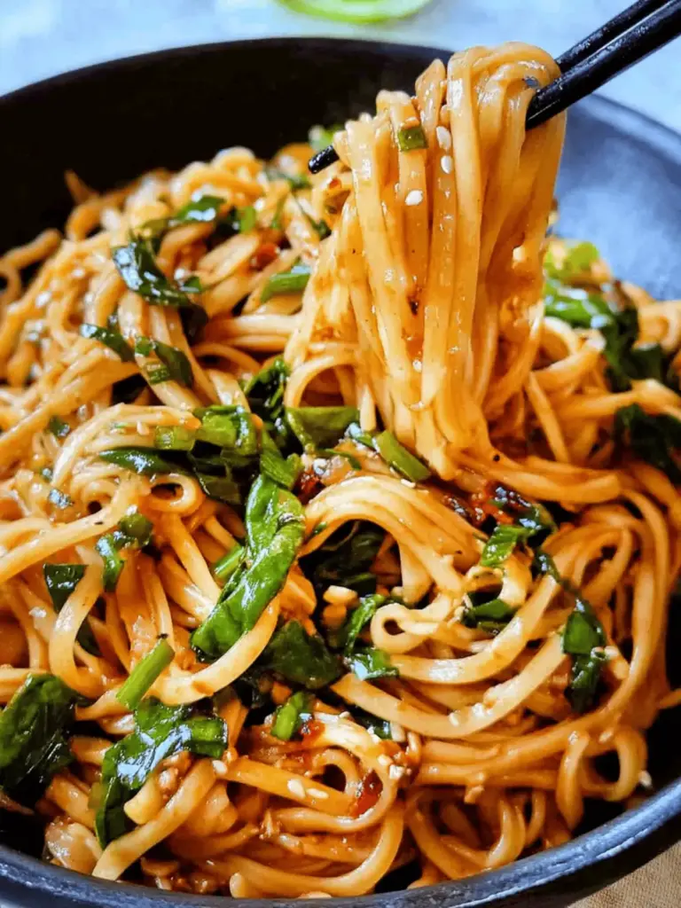 10-Minute Chilli Garlic Noodles