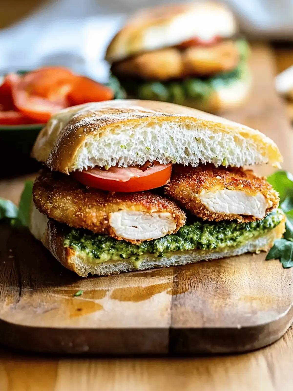 Irresistible Chicken Schnitzel Pesto Sandwich You’ll Love 4 Chicken Schnitzel Pesto Sandwich