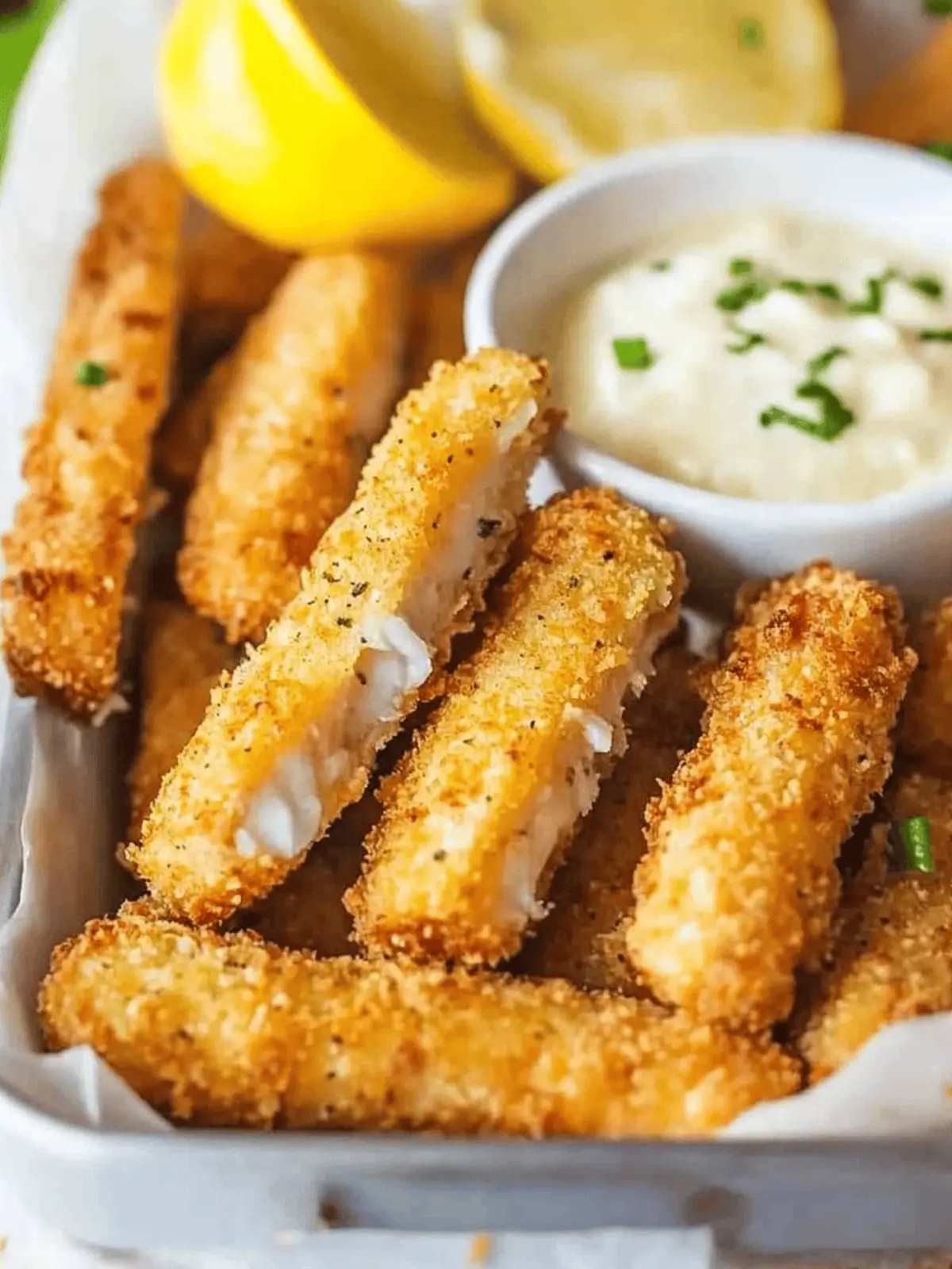 Crispy Fish Sticks: A Healthy Twist on a Childhood Classic 3 Fish Sticks