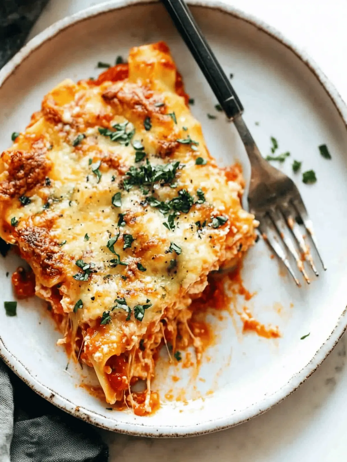Creamy Tomato Lasagna Florentine You'll Crave Again and Again 2 Creamy Tomato Lasagna Florentine
