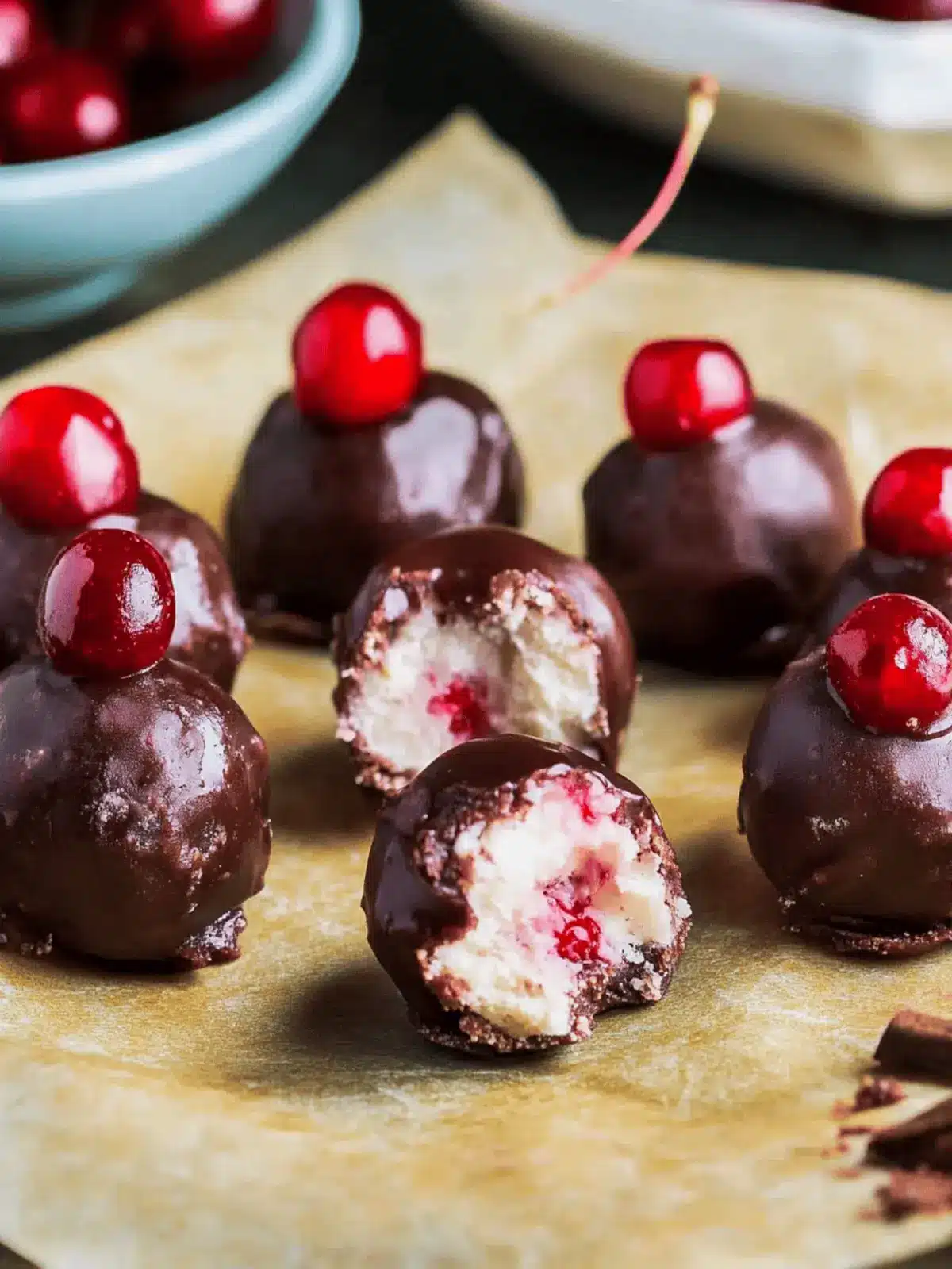 Cherry Bourbon Balls