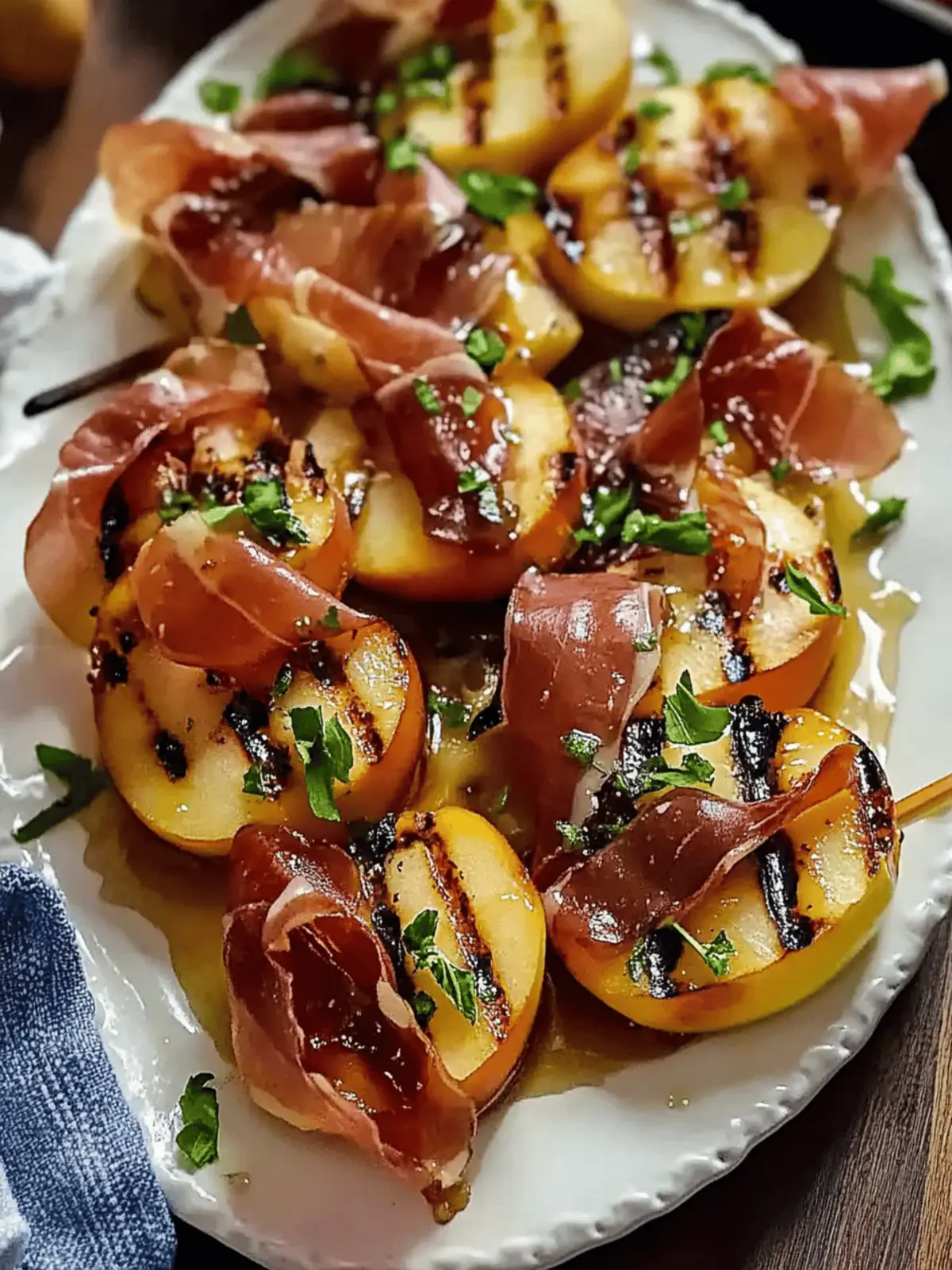 Grilled Apples with Prosciutto and Honey: A Flavorful Twist 3 Grilled Apples with Prosciutto and Honey