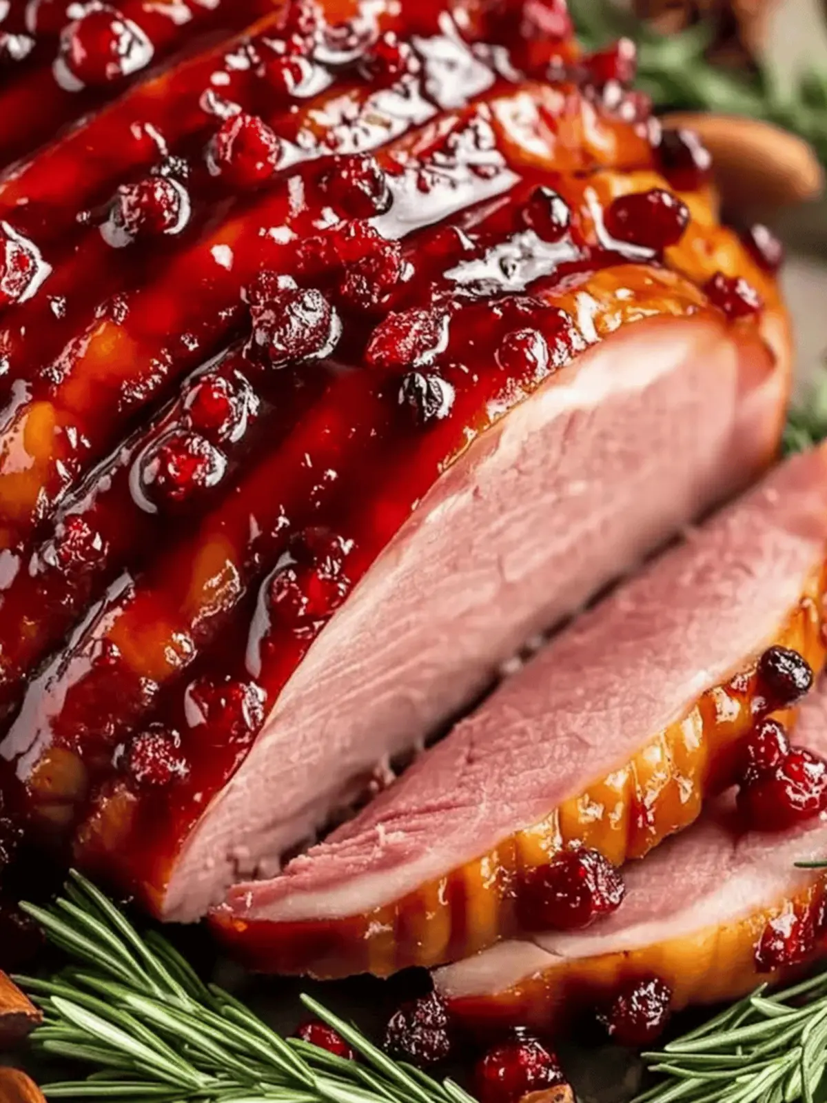 Cranberry Glazed Ham