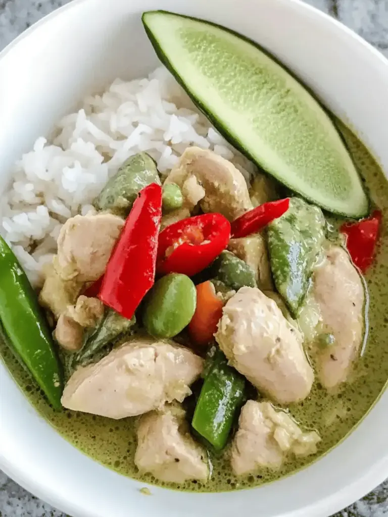 Chicken Green Curry