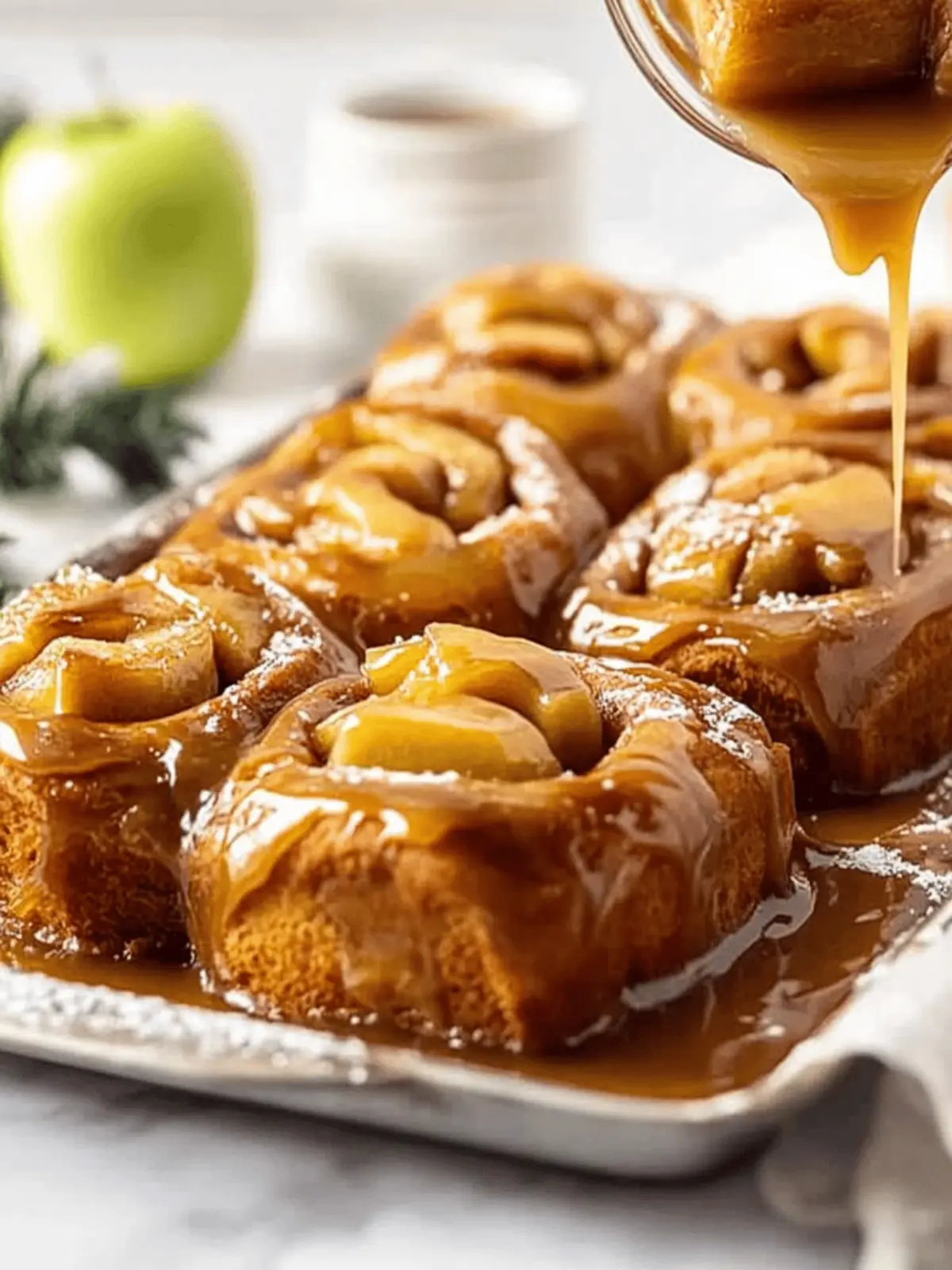 Christmas Apple Cinnamon Rolls with Caramel Glaze Bliss 3 Christmas Apple Cinnamon Rolls with Caramel Glaze