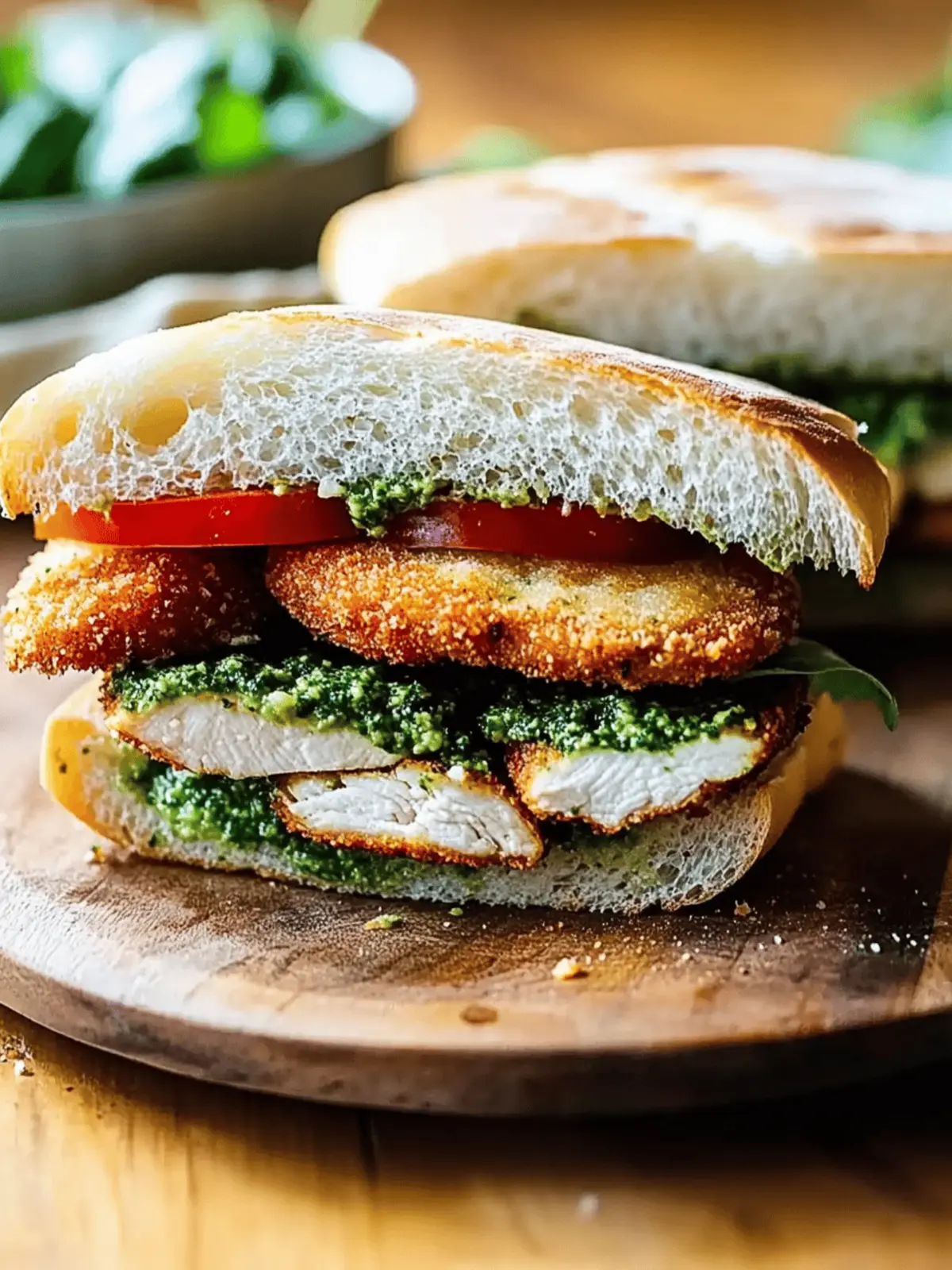 Irresistible Chicken Schnitzel Pesto Sandwich You’ll Love 3 Chicken Schnitzel Pesto Sandwich