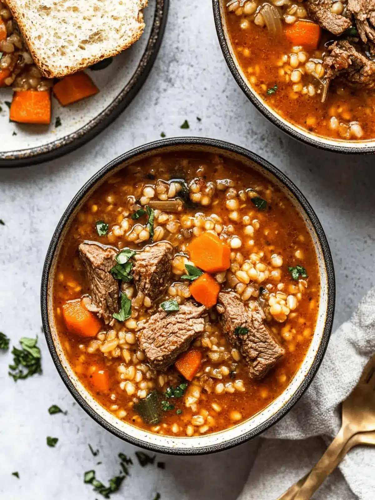Hearty Beef Barley Soup: Comfort Food at Its Best 3 Beef Barley Soup
