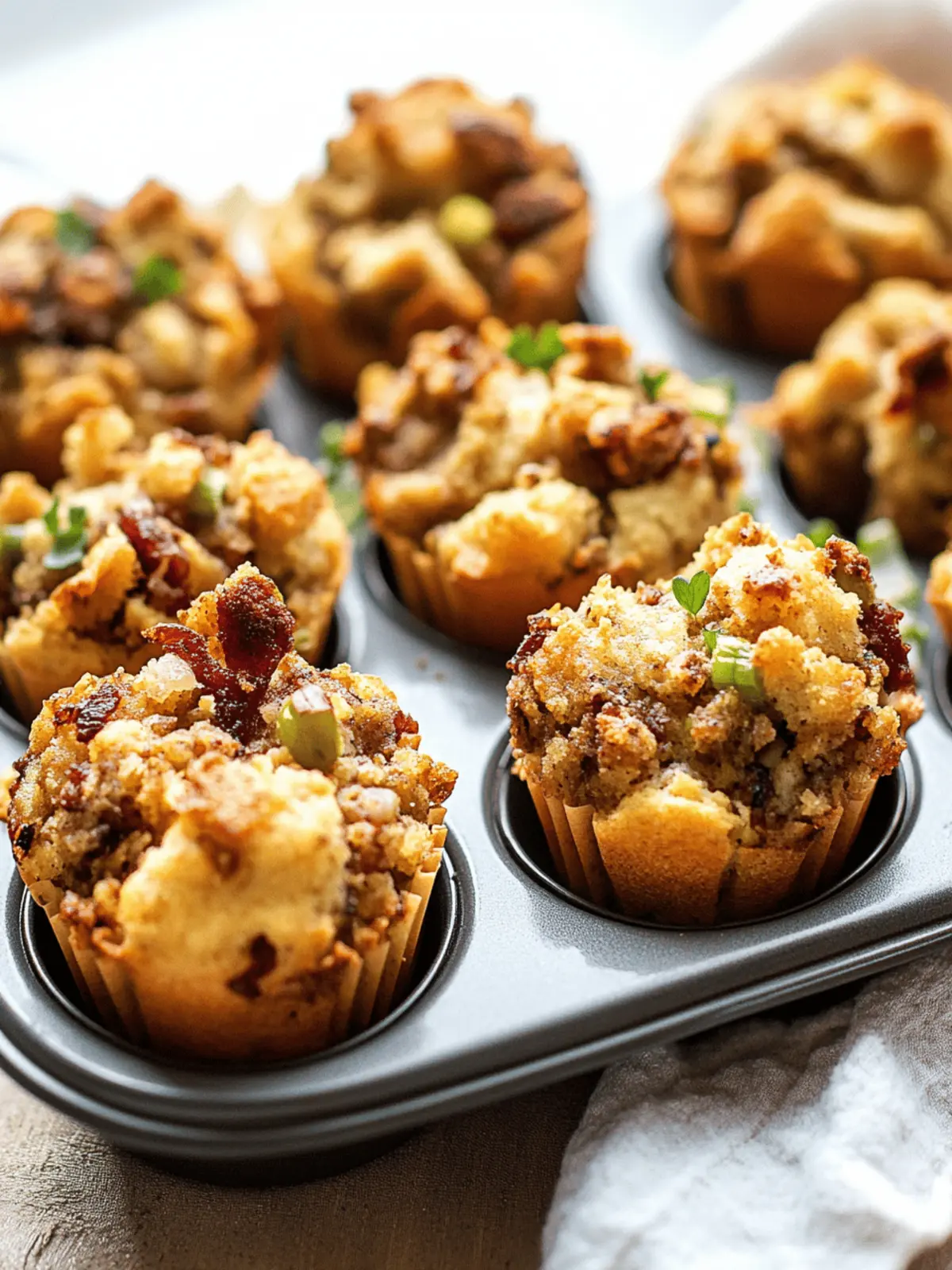 Thanksgiving Stuffing Muffins to Wow Your Guests This Year 4 Thanksgiving Stuffing Muffins