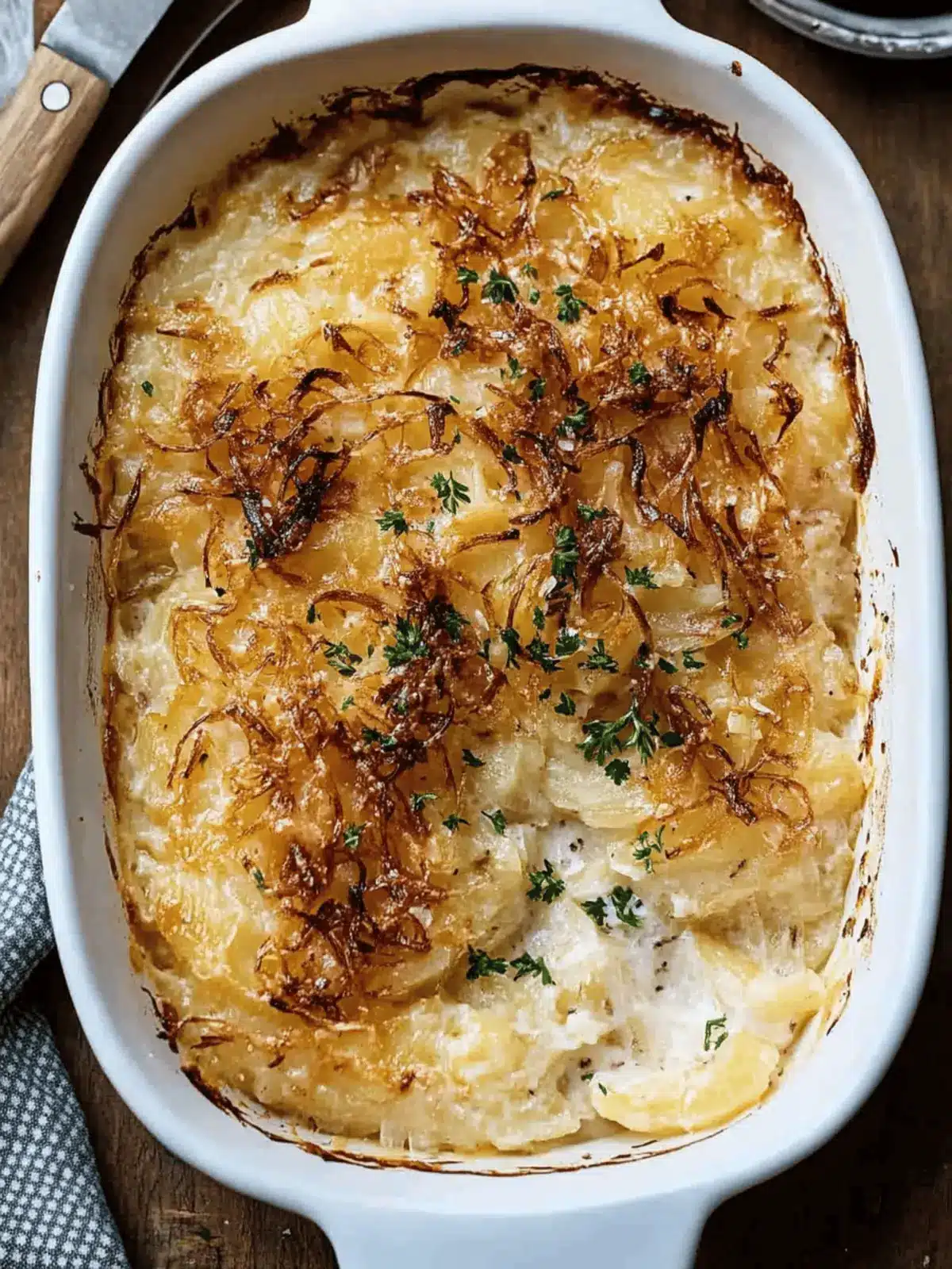 French Onion Funeral Potatoes