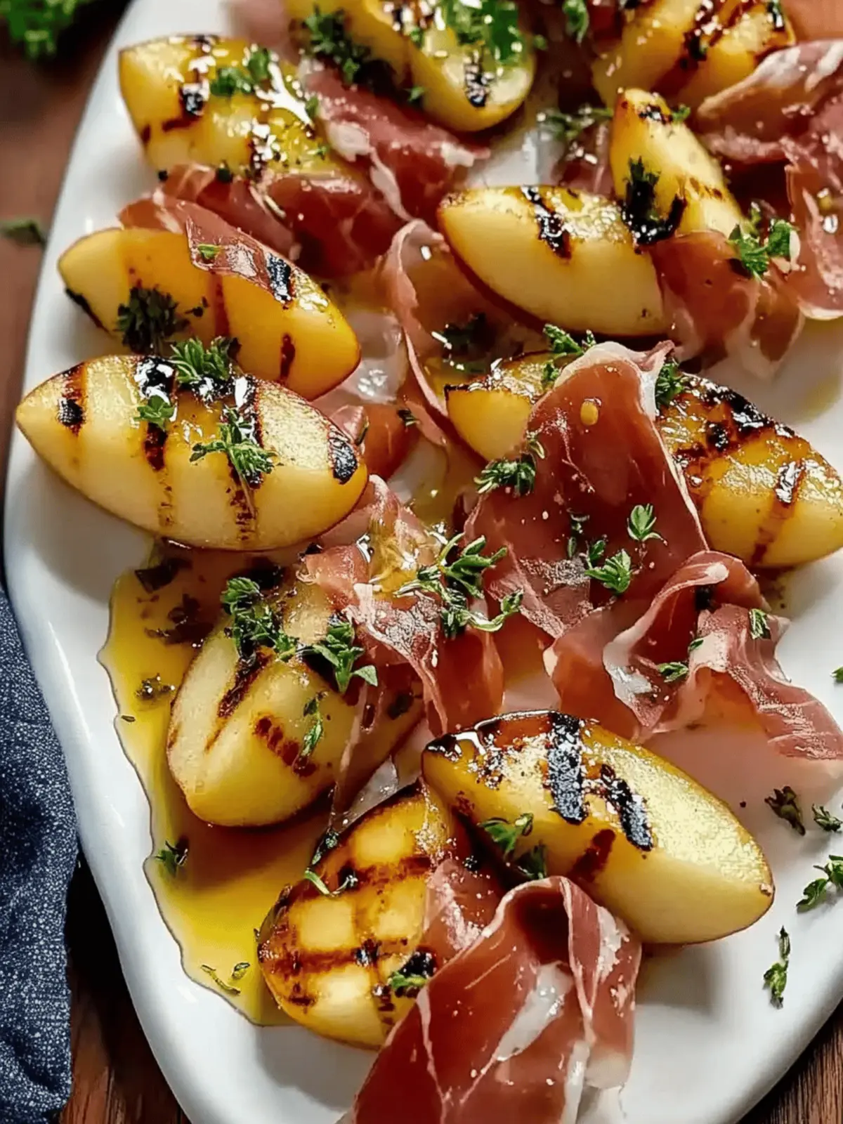 Grilled Apples with Prosciutto and Honey: A Flavorful Twist 2 Grilled Apples with Prosciutto and Honey
