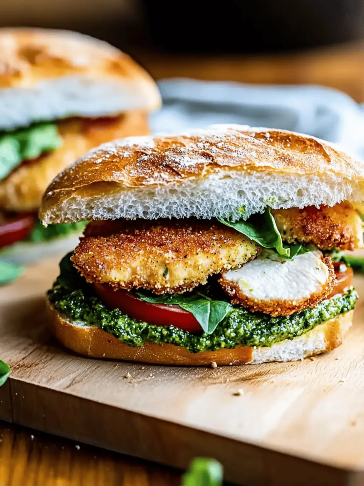 Irresistible Chicken Schnitzel Pesto Sandwich You’ll Love 2 Chicken Schnitzel Pesto Sandwich