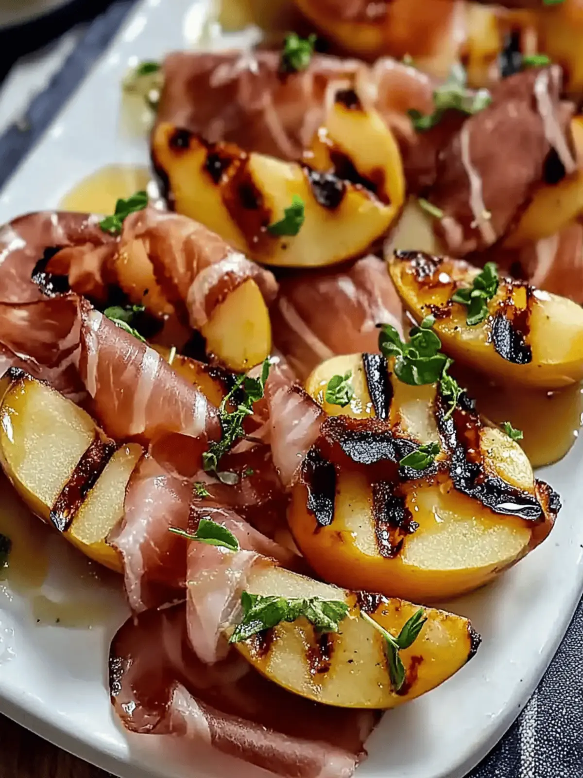 Grilled Apples with Prosciutto and Honey: A Flavorful Twist 4 Grilled Apples with Prosciutto and Honey
