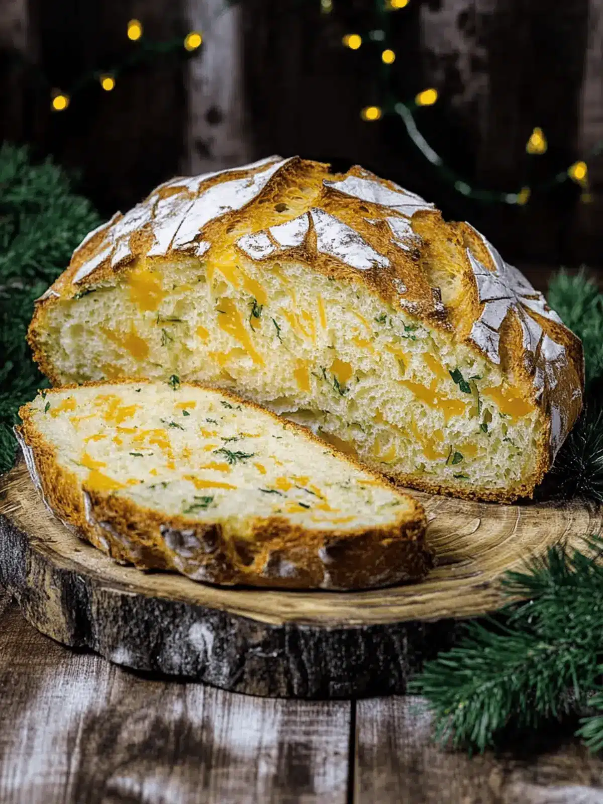 Cheddar and Herb Soda Bread