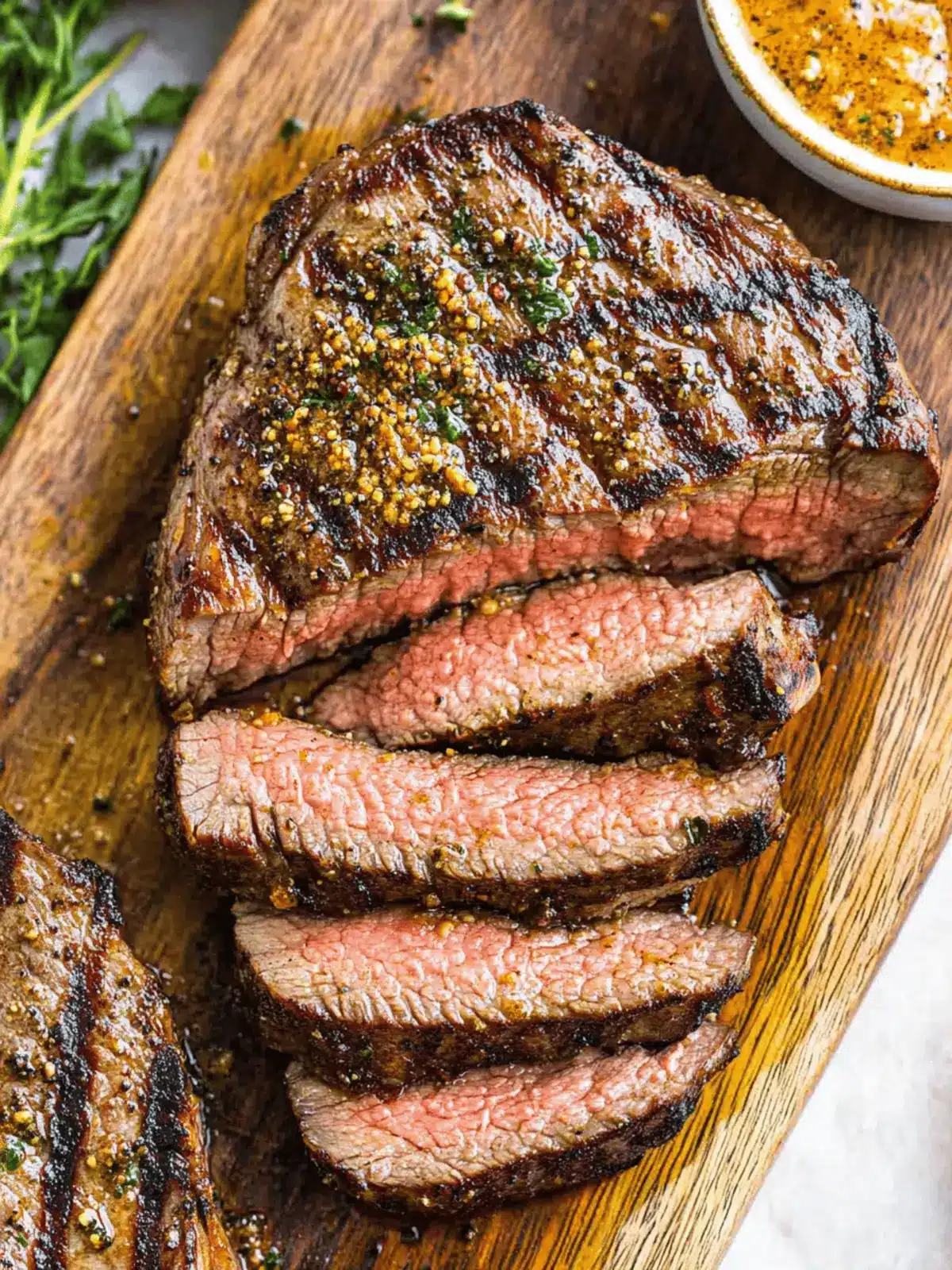 Savor Grilled Top Sirloin Steak with Cajun Butter Bliss 4 Grilled Top Sirloin Steak with Cajun Butter