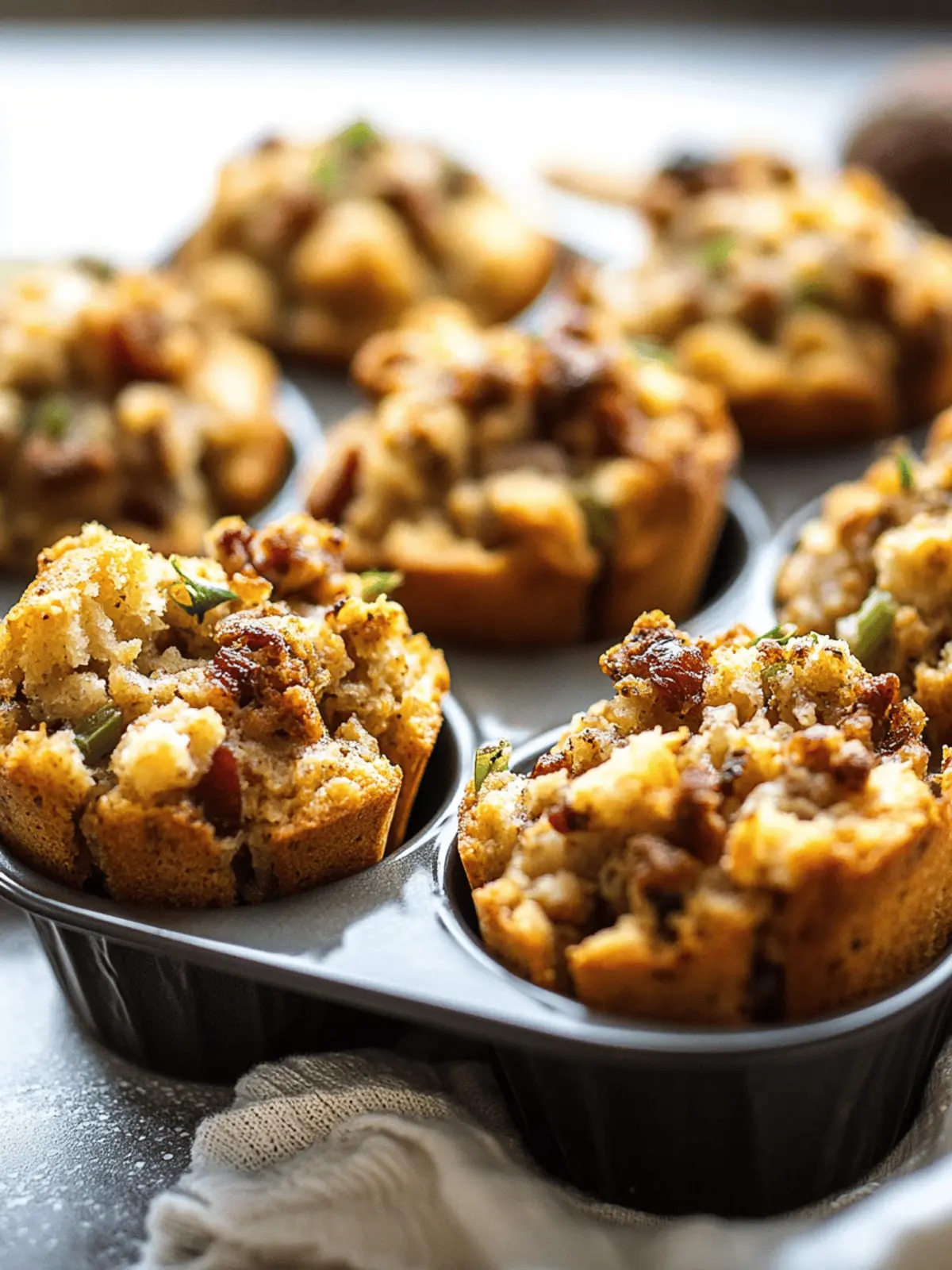 Thanksgiving Stuffing Muffins to Wow Your Guests This Year 2 Thanksgiving Stuffing Muffins