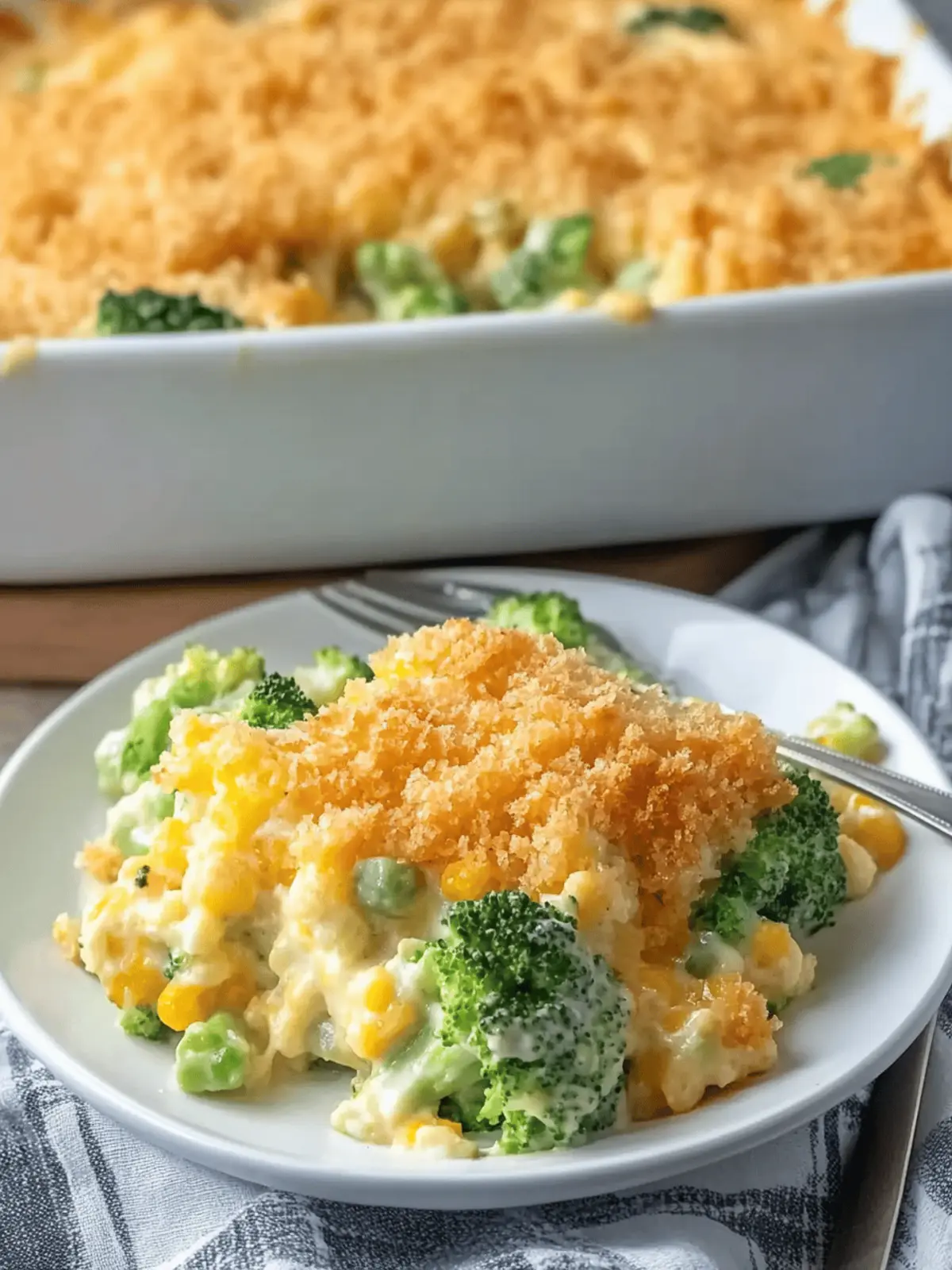Creamy Broccoli Cheese Casserole for Cozy Nights In 2 Broccoli Cheese Casserole