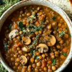 High Protein Vegan Lentil Mushroom Stew for Hearty Comfort 10 High Protein Vegan Lentil Mushroom Stew