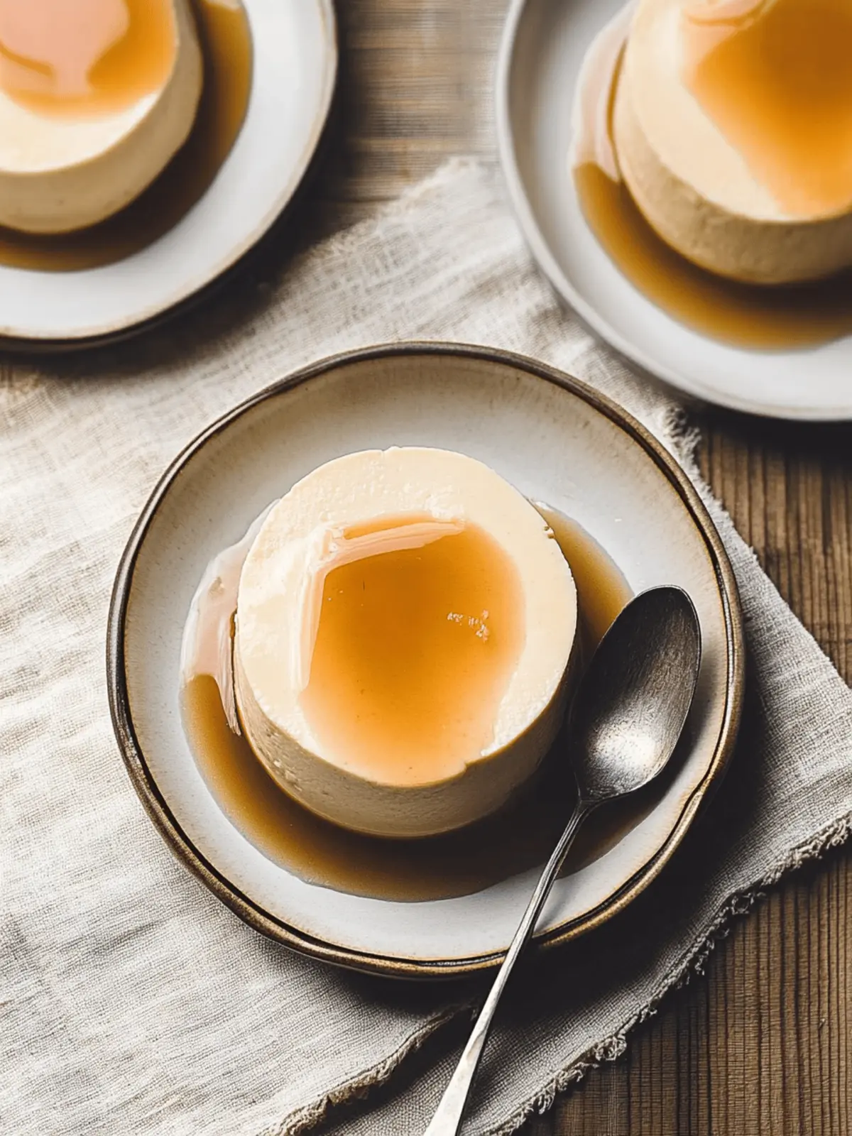 Creamy Vegan Tofu Purin: A Silky Sweet Delight to Savor 3 Vegan Tofu Purin