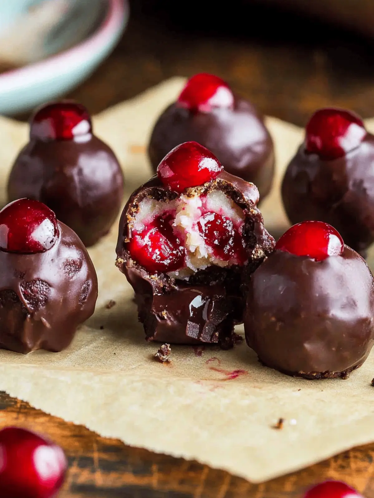 Cherry Bourbon Balls