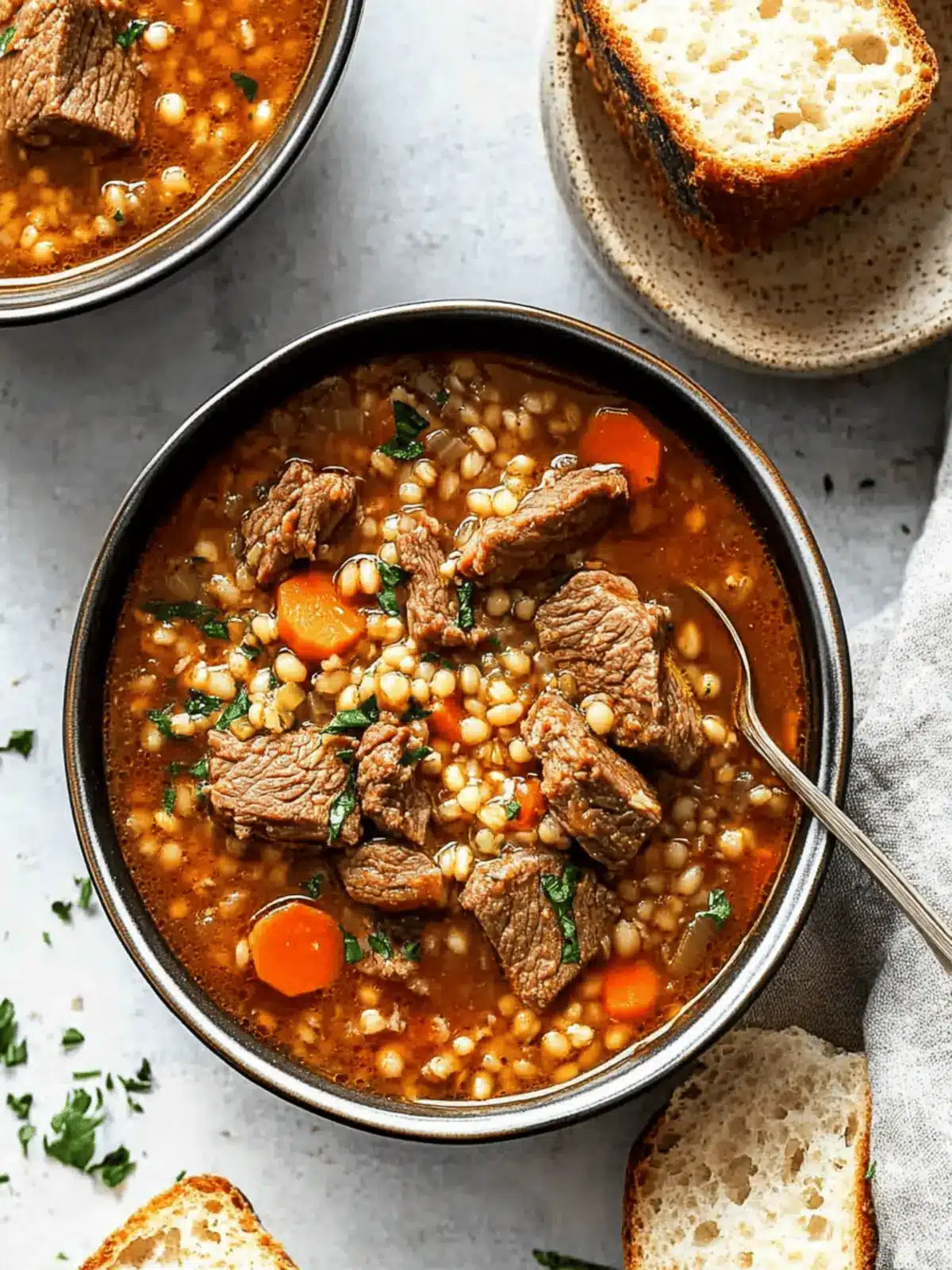 Hearty Beef Barley Soup: Comfort Food at Its Best 4 Beef Barley Soup