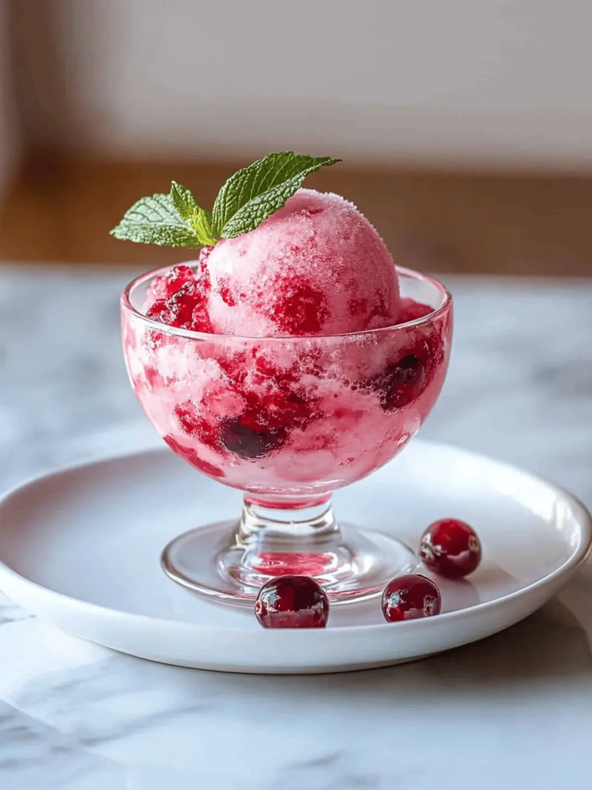 Cranberry Ice Recipe