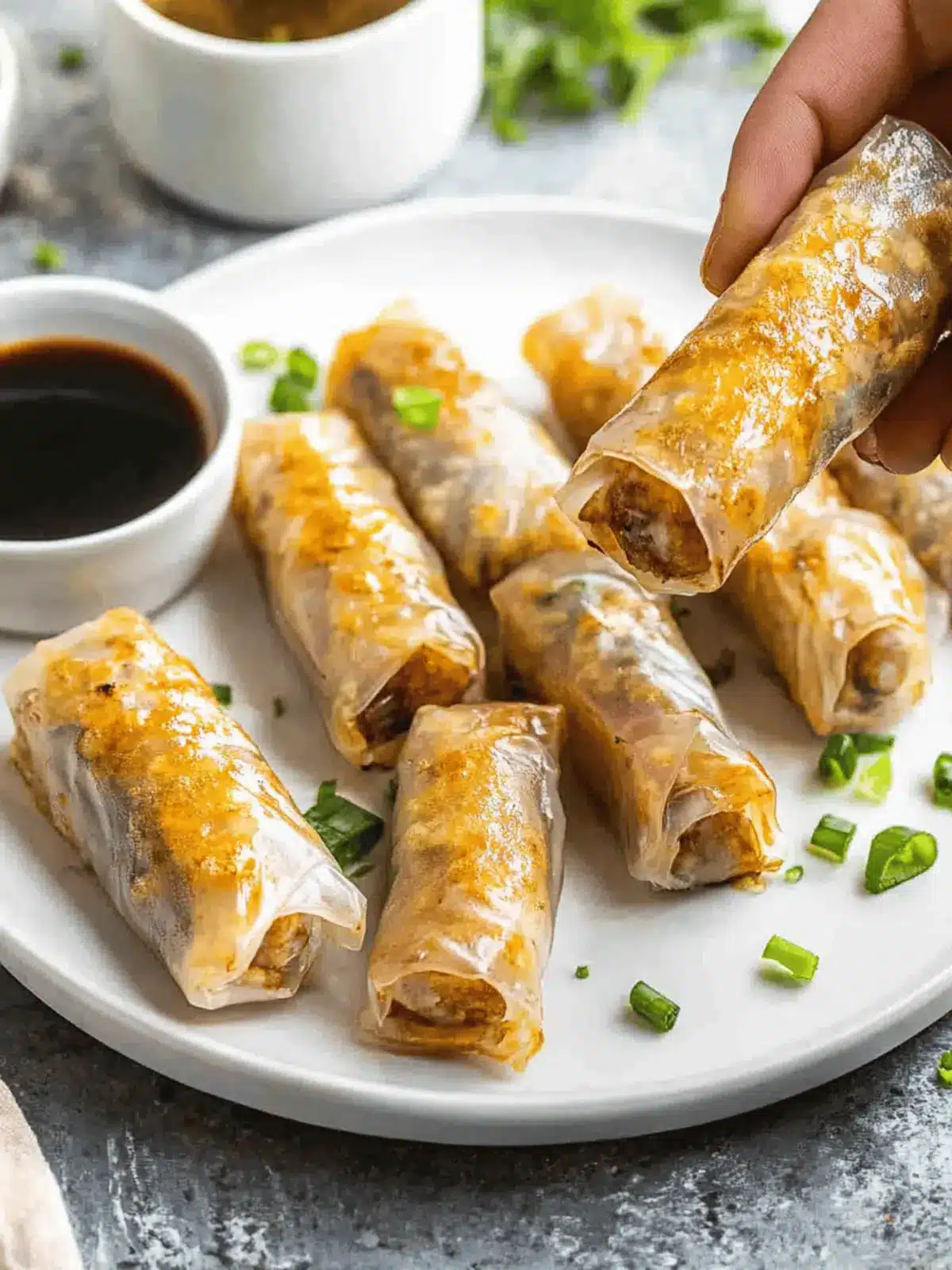Crispy Air Fryer Rice Paper Rolls: Quick & Delicious Snack! 5 Crispy Air Fryer Rice Paper Rolls
