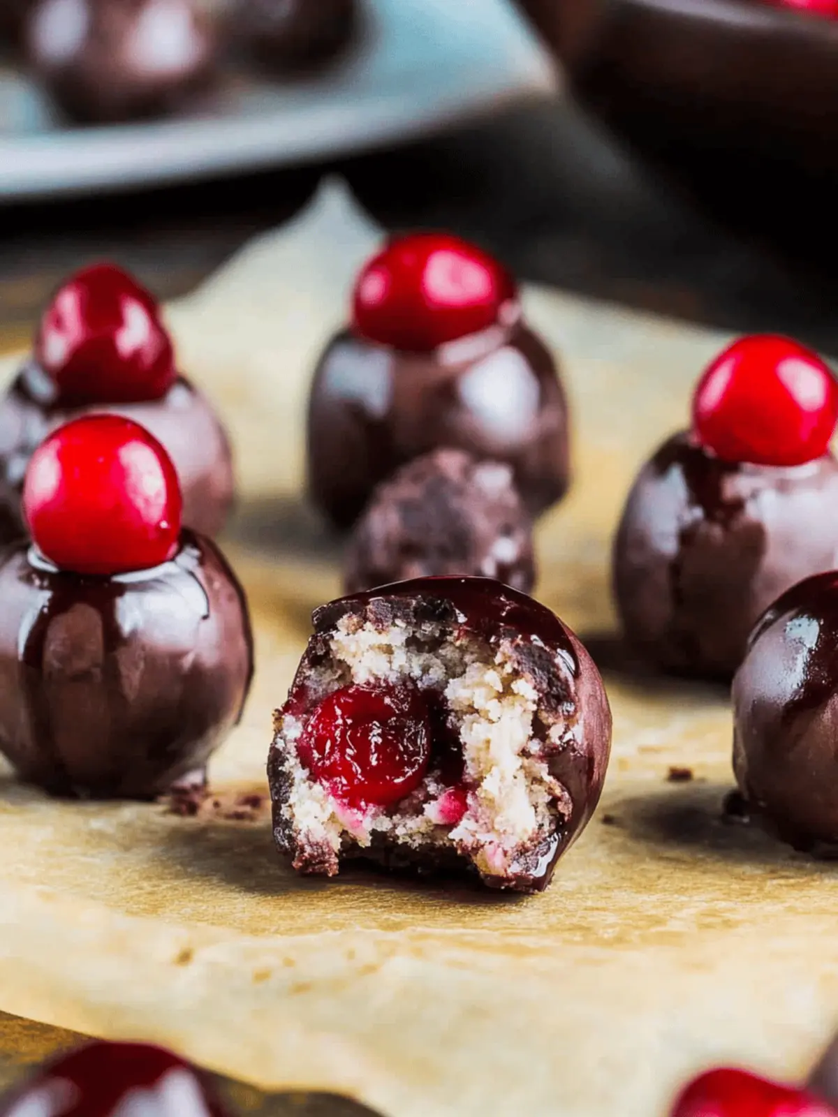 Cherry Bourbon Balls