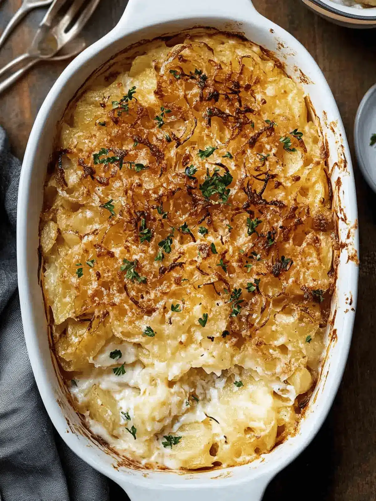French Onion Funeral Potatoes