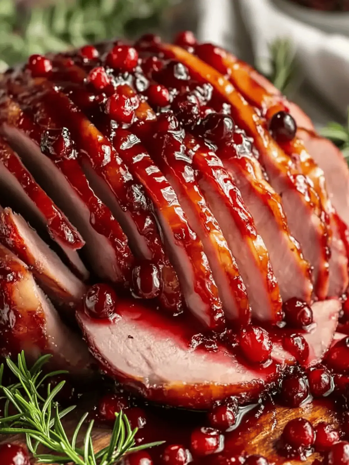 Cranberry Glazed Ham